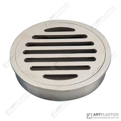 Picture of GRATE ROUND CHROME (SLOTTED 80MM)