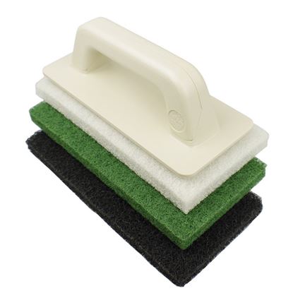 Picture of SCRUB PAD KIT (VELCRO HANDLE & 3 SCRUBS)